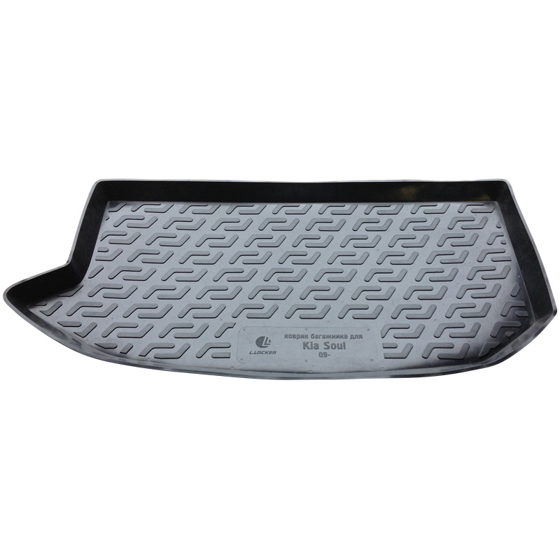 Kofferraumwanne Kia Soul ab 2009 Frontaufnahme einer Kofferraumwanne für Kia Soul ab 2009.