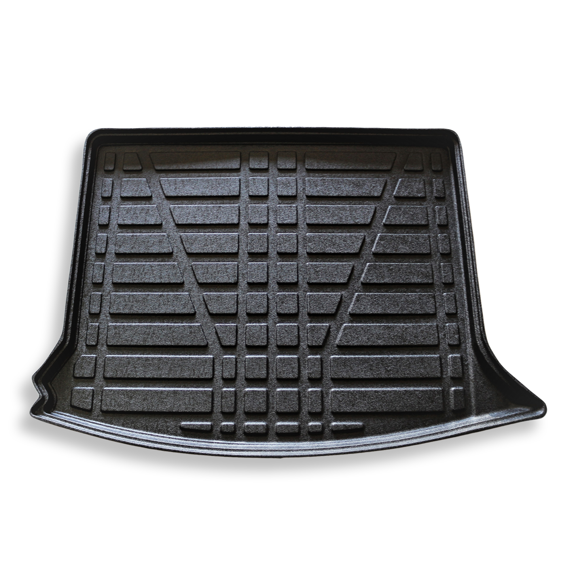 Kofferraumwanne Dacia Sandero 1 Frontaufnahme einer Kofferraumwanne für Dacia Sandero 1.