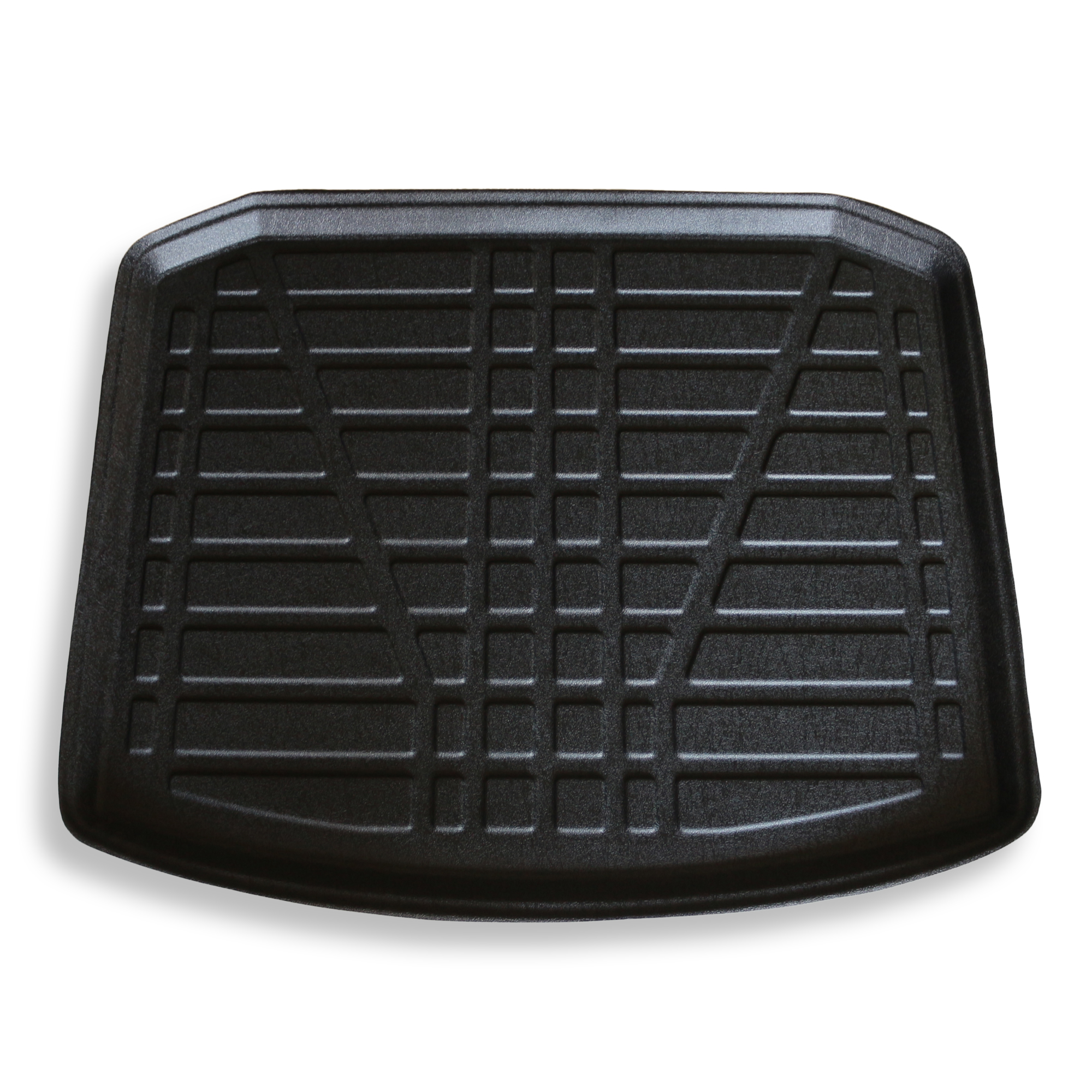 Kofferraumwanne Skoda Karoq Frontaufnahme einer Kofferraumwanne für Skoda Karoq.