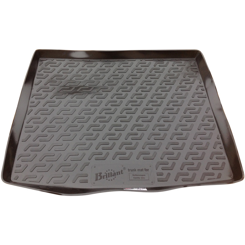 Kofferraumwanne für VW Caddy 4 Frontaufnahme einer Kofferraumwanne für VW Caddy 4.