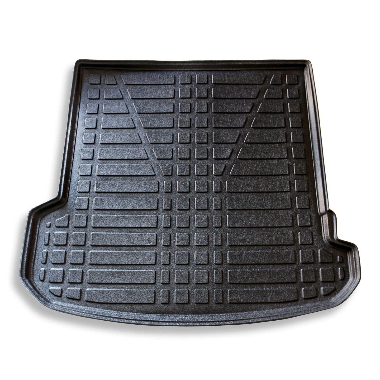 Kofferraumwanne Audi Q7 4M Frontaufnahme einer Kofferraumwanne für Audi Q7 4M.