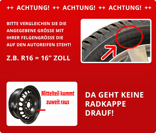 Radkappe-Info zur Groesse Es wird ein Reifen gezeigt und dem Hinweiss, wo man die Groesse erkennt.