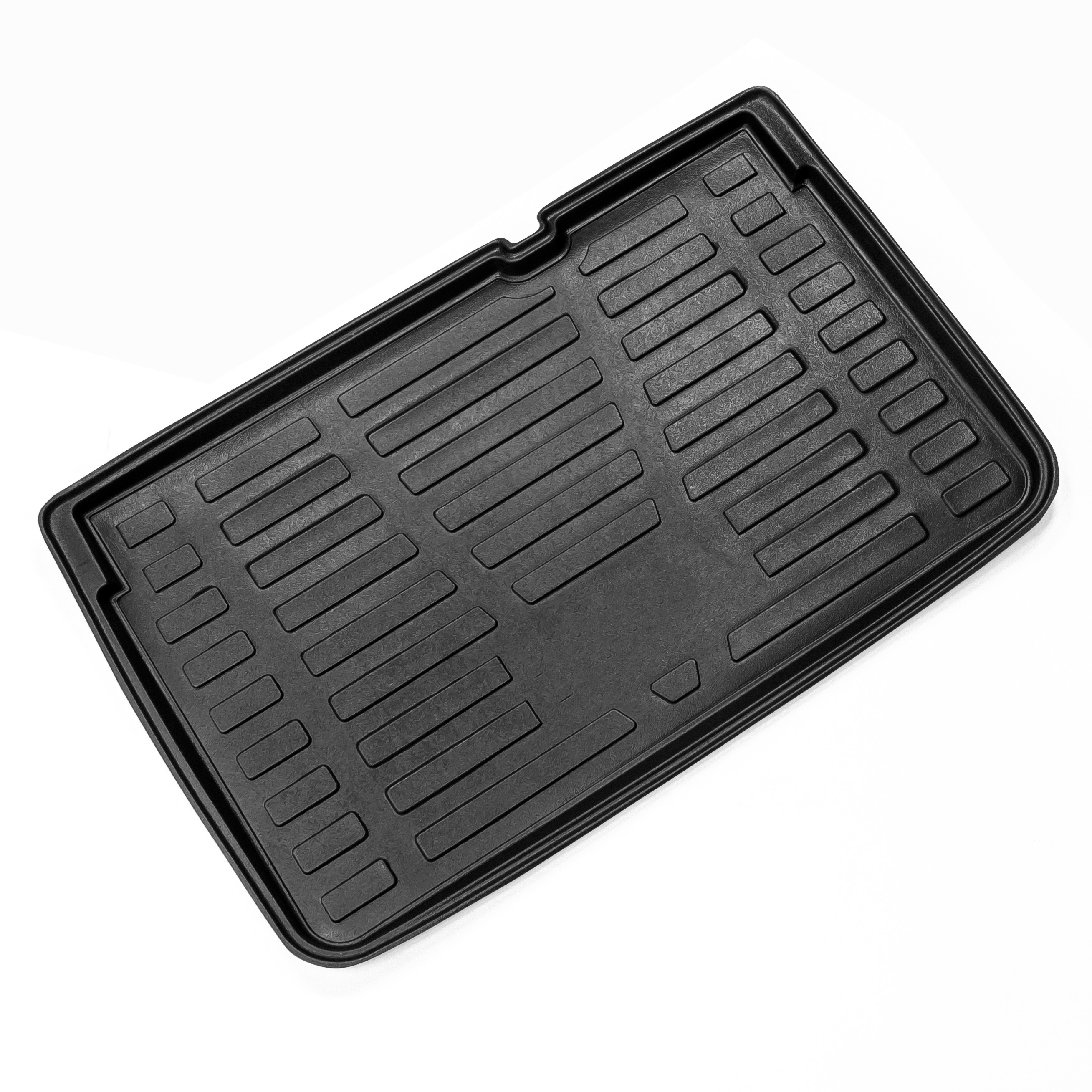 Kofferraumwanne für Opel Corsa D Frontaufnahme einer Kofferraumwanne für Opel Corsa D.