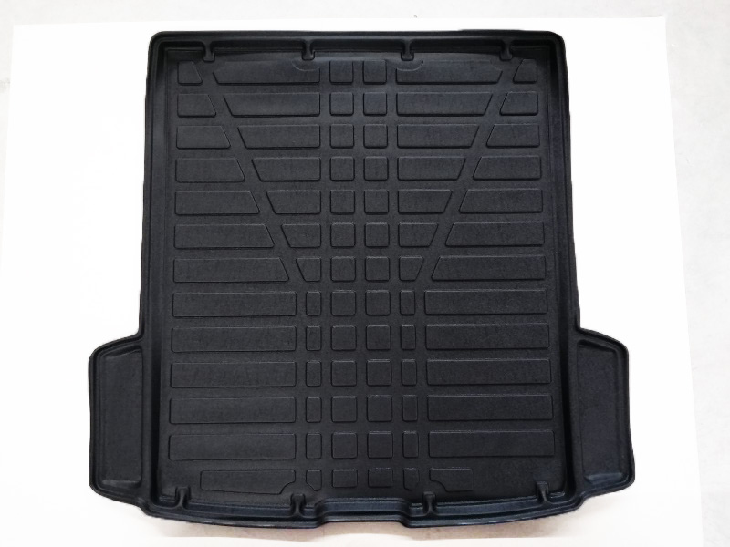 Kofferraumwanne Porsche Taycan Frontaufnahme einer Kofferraumwanne für Porsche Taycan.